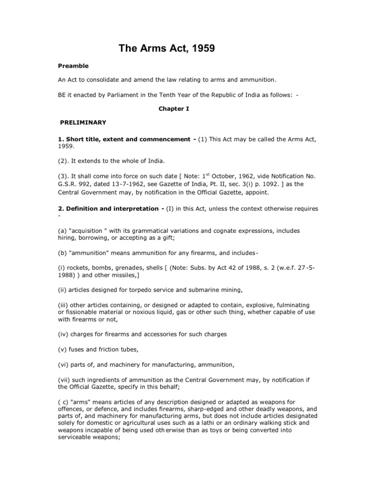 Arms Act 1959 Search And Seizure Criminal Procedure In South Africa