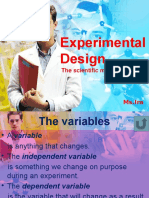 Experimental Design: The Scientific Method
