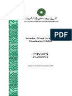 Physics - Classes IX-X - NC 2006 - Latest Revision June 2012
