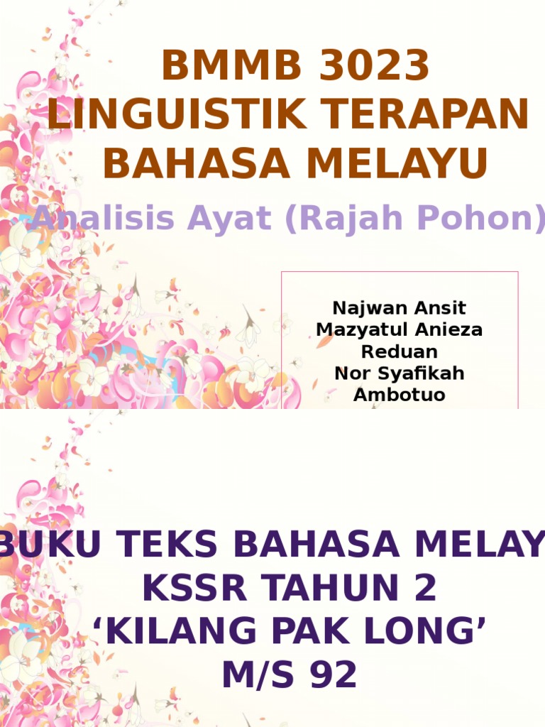 Analisis Rajah Pohon Pdf