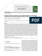 Regulatory Effects of Dietary L-Arg Supplementation on the Innate Immunity and Antioxidant Ability in Broiler Chickens