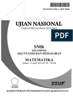 Pembahasan Bocoran Soal UN Matematika AKP SMK 2015