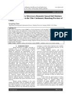 Validation of Passive Microwave Remotely Sensed Soil Moisture (Amsr-E) Products in the Yihe Catchment, Shandong Province of China