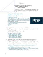 Data Communication Class Test-1 Solutions