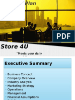 Business Plan On Retail Store