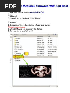 Miracle Box Guide | PDF