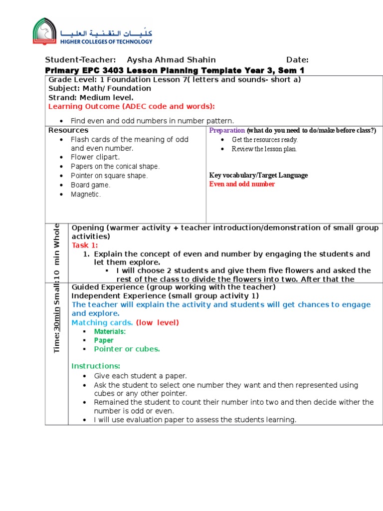 Aaafangi | PDF | Lesson Plan | Applied Psychology
