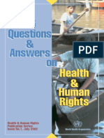 25 Questions and Answers On Health and Human Rights PDF