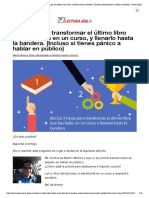 3 Pasos para transformar el último libro que has leído en un curso, y llenarlo hasta la bandera