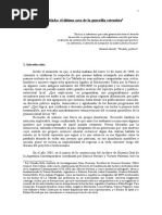 El Último Acto de La Guerrilla Setentista (Versión Revista)