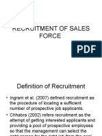 Chapter 4. Recruitment of Sales Force