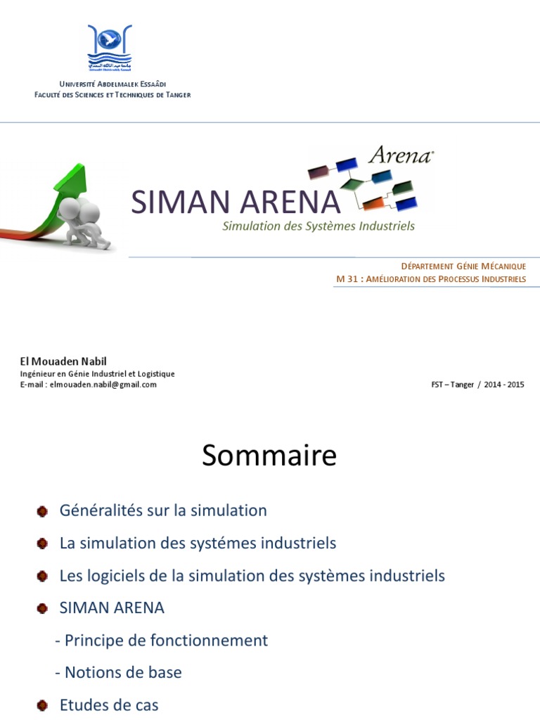 Simulation Industrielle avec SIMAN ARENA | PDF | Usine | Simulation