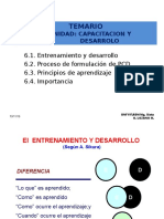 VI Unid. Capacitación y Desarrollo