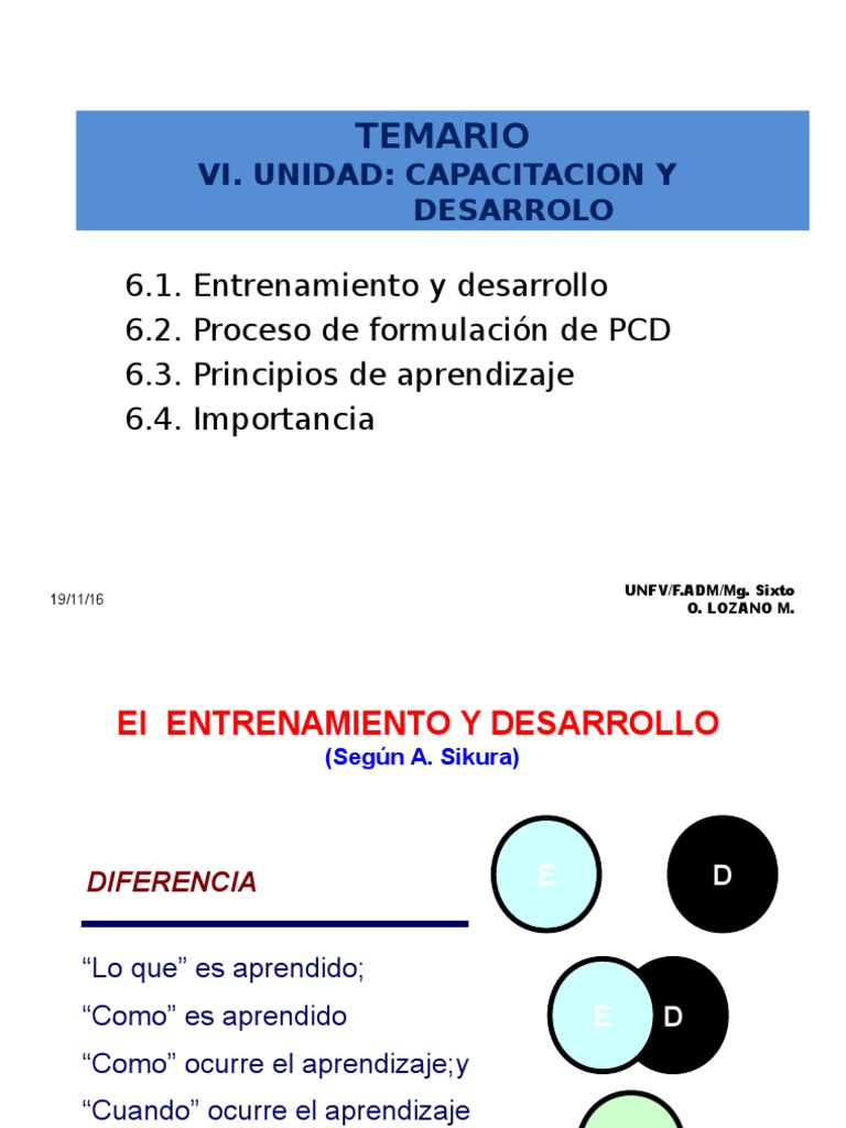 Capacitación y Desarrollo Efectivo | PDF | Aprendizaje | Calidad ...