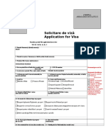 Visa Application Form