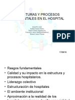 Estructuras y Procesos Fundamentales en El Hospital