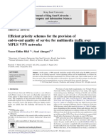 Efficient Priority Scheme For The Provison of End-To-End Mpls VPN Network