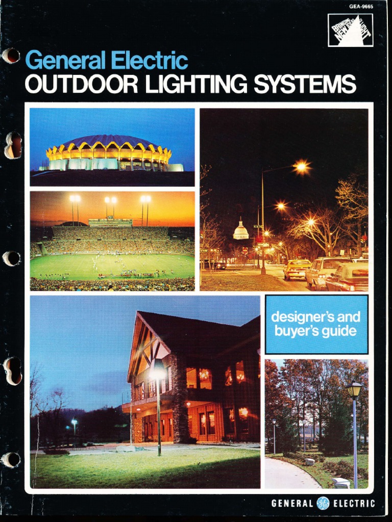 GE Lighting Systems Outdoor Lighting Designers Guide 1972 Lighting