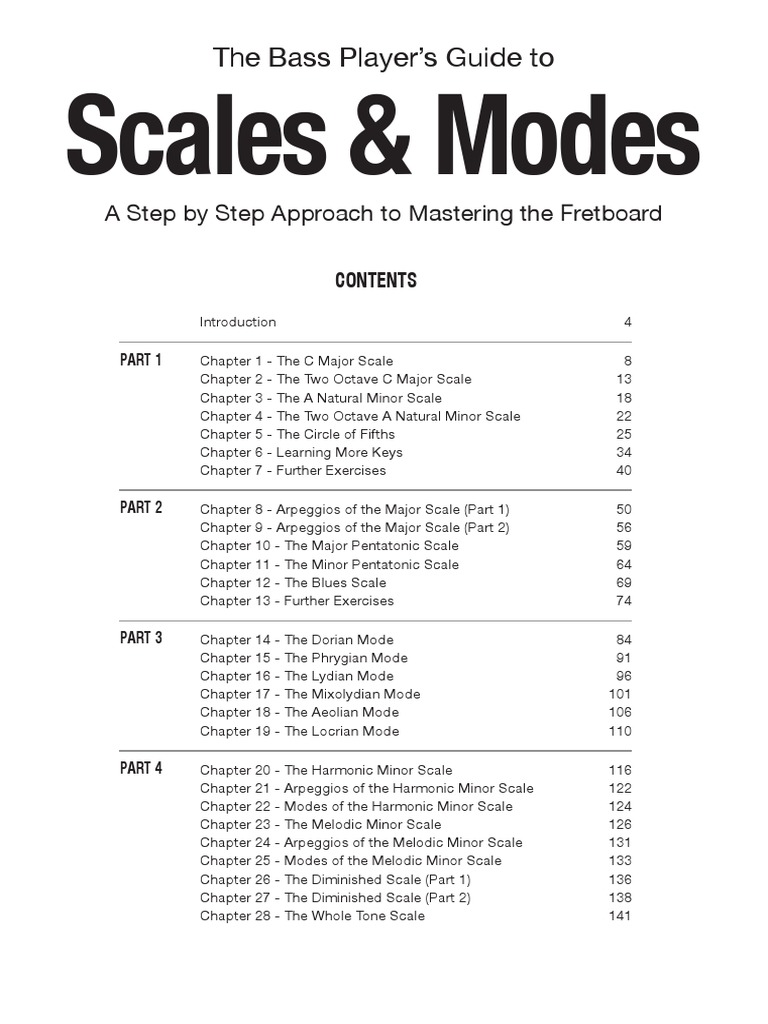 Scales &amp; Modes: The Bass Player's Guide To | PDF
