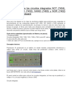 Comprobación de Los Circuitos Integrados NOT