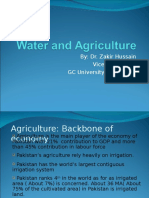 Agriculture and Water Problems