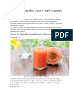 Remédio caseiro mamão linhaça soltar intestino