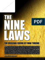 The Nine Laws of the Dark Triad Man Official Release