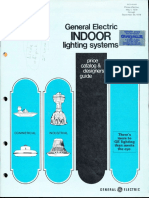 GE Lighting Systems Price Book - Indoor Designers Guide 5-79 - 9-79