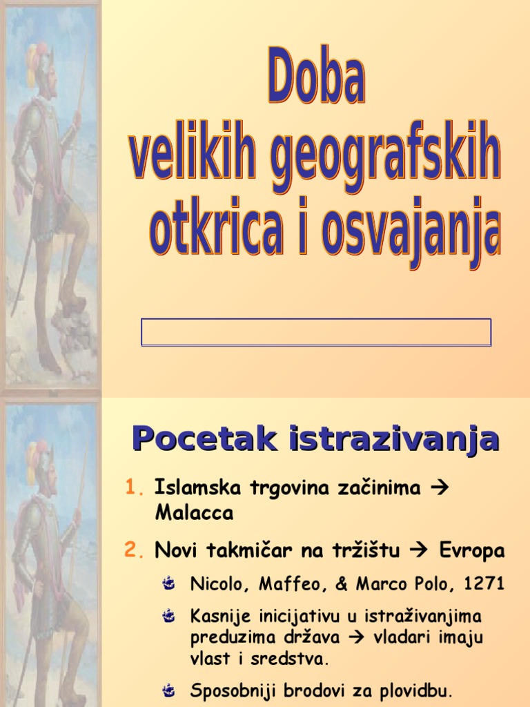 Velika Geografska Otkrica | PDF