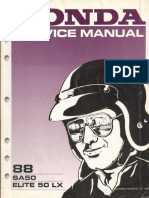 Elite SA50 Service Manual