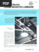 GE Lighting Systems Crane Mounted Luminaire Series Spec Sheet 3-81