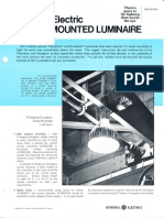 GE Lighting Systems Crane Mounted Luminaire Series Spec Sheet 3-81