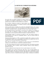 Historia Del Motor de Combustion Interna