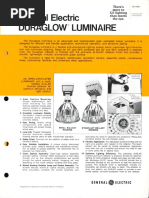 GE Lighting Systems Duraglow Series Spec Sheet 4-82