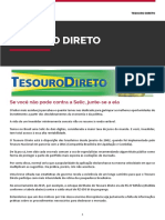 13-Guia Tesouro Direto