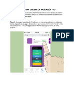 Pasos para Utilizar La Aplicación