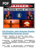 CIA Director John Brennan Emails-Unidentified Brennan Group