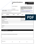 Rhu l International Excellence Form Country Specific