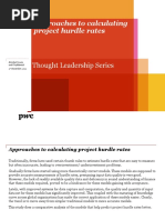 Approaches To Calculating Project Hurdle Rates PDF