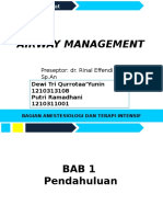 AIRWAY MANAGEMENT Anestesi