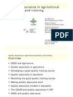 UN-quality Assurance For Farming Programs