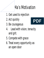 Jack Ma’s Motivation