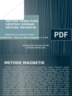 Metode Penelitian Geofisis Dengan Metode Magnetik Ppt