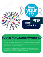 Youth Magazine Workshop