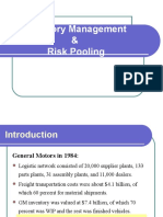 Inventory Management & Risk Pooling