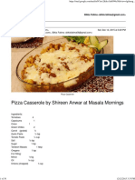 Pizza Casserole by Shireen Anwar at Masala Mornings: (No Subject)