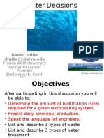 Biofilter Decisions