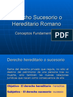 Derecho Sucesorio Romano