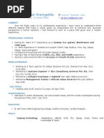 Sai Hadoop Resume