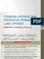 Standar Operasional Prosedur Perawatan Luka Operasi